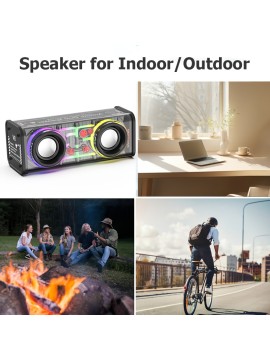 Kinglucky Portable Wireless Speaker, HD Surround Sound, Mini Subwoofer, All Day Playtime, Hands-Free Call, Ultra-Portable Speaker, Speaker for Home/Party/Outdoor/Beach, Perfect Gift, Festival, Home Speaker, Party Speaker, Sleek Speaker, Modern Speaker, Highquality Sound, Premium Audio, Speaker, Music Lovers, Gift Idea