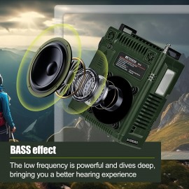 Portable Radio AM FM, Retekess TR112 Shortwave Radio Receiver, AIR VHF AM FM SW WB Multiband Radio Receiver