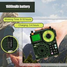Portable Radio AM FM, Retekess TR112 Shortwave Radio Receiver, AIR VHF AM FM SW WB Multiband Radio Receiver
