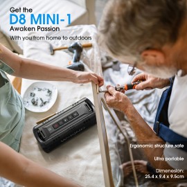 W-KING 30W Wireless Speaker, An IPX6 Outdoor Portable Speaker, Boasts Powerful Bass, All-Day Playback, Dual EQ, AUX Input, TF Card Reading, And USB Playback - A Robust Speaker Suitable For Home, Parties, And Camping.