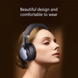 [ANC Wireless Headphones] 7th Generation Wireless Headphones with ANC Active Noise Cancellation, Industry Leader in Noise Reduction Technology, Smartly Identifies External Noise, Anti-Noise, Sound Wave Reversing External Noise, Effectively Reduces Noise, Clear Face-to-Face Calls, No Delay Sound Transmission, Excellent Gaming Experience, Portable for Outdoor/Camping/Travel, High-Quality
