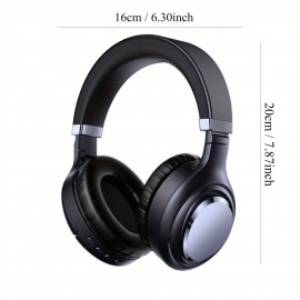 [ANC Wireless Headphones] 7th Generation Wireless Headphones with ANC Active Noise Cancellation, Industry Leader in Noise Reduction Technology, Smartly Identifies External Noise, Anti-Noise, Sound Wave Reversing External Noise, Effectively Reduces Noise, Clear Face-to-Face Calls, No Delay Sound Transmission, Excellent Gaming Experience, Portable for Outdoor/Camping/Travel, High-Quality
