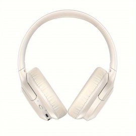 [Wireless ANC Active Headphones] LIFEBEE Active Noise Cancelling Over-Ear Headphones, Wireless ANC Earbuds with Touch Control, Condenser Mic, Lightweight Plastic Semi-Open-Back Design, Sports & Exercise Compatible, Rechargeable Lithium Polymer Battery, Volume Control, Noise Cancelling for Travel & Office