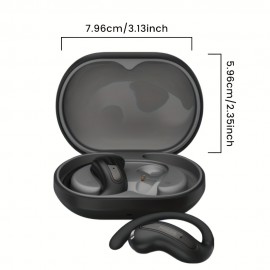 For Philips New Style True Wireless Music Headset Gaming Earbuds - Wireless, Noise Cancelling, Built-in Microphone, USB Rechargeable, Open Back Design for Running, Sports, Android & for iPhone, Gaming Headphones, Sleek Earbuds, Durable Plastic