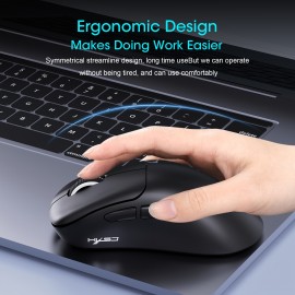 Three-mode Wireless Wireless BT5.3 Lightweight 10000dpi Adjustable Gaming Mouse Support Desktop Note