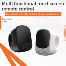Multi-Function Touchscreen Wireless Remote for Phones, Ring Video Scroller with TikTok Short Videos Swipe Liker and Phone Camera Recorder, Ebook Page Turner, New Contact Mobile Mouse, Phone Remote Control, Wireless Phone Remote, Phone Scrolling Remote, Wireless Ring Remote Control, Tablet Remote, Ebook Reader, Portable Remote, Compact Design, Highquality Control, Durable Build, Touchscreen Mouse, Multifunctional Remote, Tiktok Users, Tech Enthusiasts