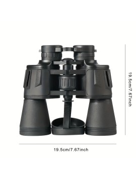 [High-Definition Binoculars] 10x50 High-Definition Binoculars with FMC Multi-Layer Coating | Ideal for Bird Watching, Sports Events, Hunting - Includes Carrying Case and Shoulder Strap