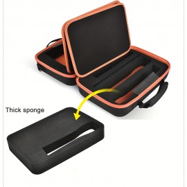 Wireless Microphone for TONOR, Shure, Bietrun, ALPOWL Two Microphone System - Large EVA Foam Storage Box with Carrying Handle, Fits Different Sizes of Microphones, Receiver, Audio Cable & Power (Box Only), Microphone Storage